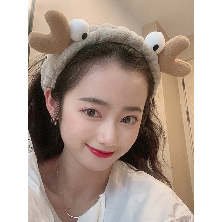 Tmdbyx Băng Đô Cài Tóc Rửa Mặt Trang Điểm Hình Mắt To Dễ Thương Phong Cách Hàn Quốc Cho Nữ