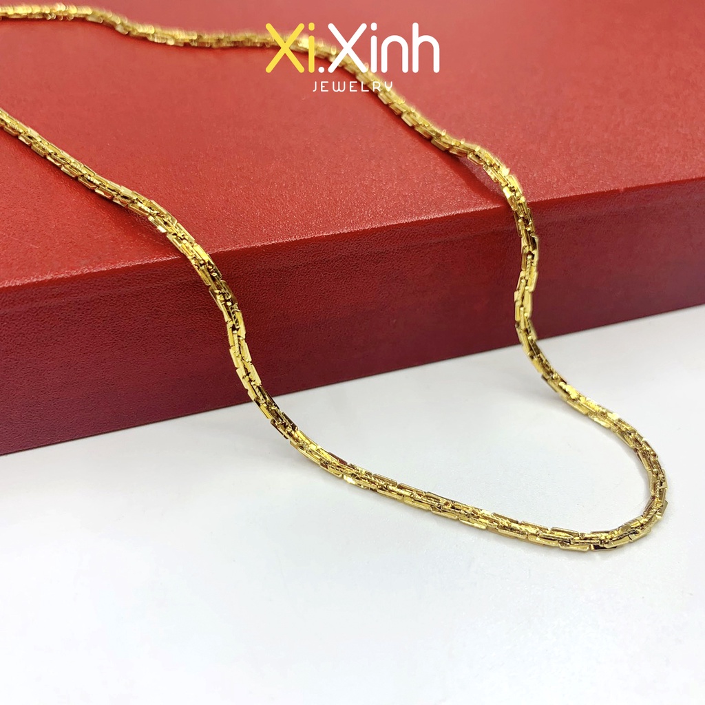 Dây chuyền xích nhỏ xi mạ vàng 18k - D19