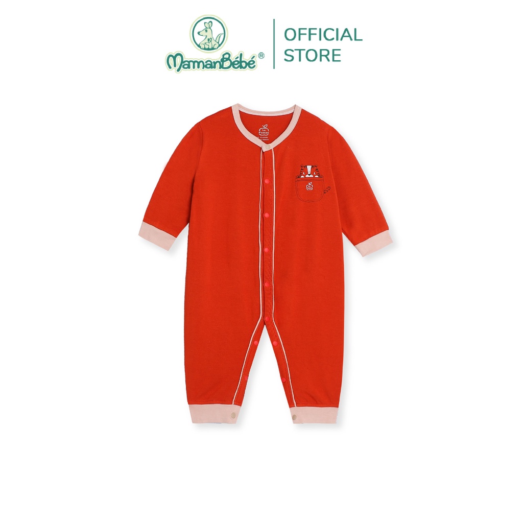 Body dài tay La Pomme Tiger Cub - Cam