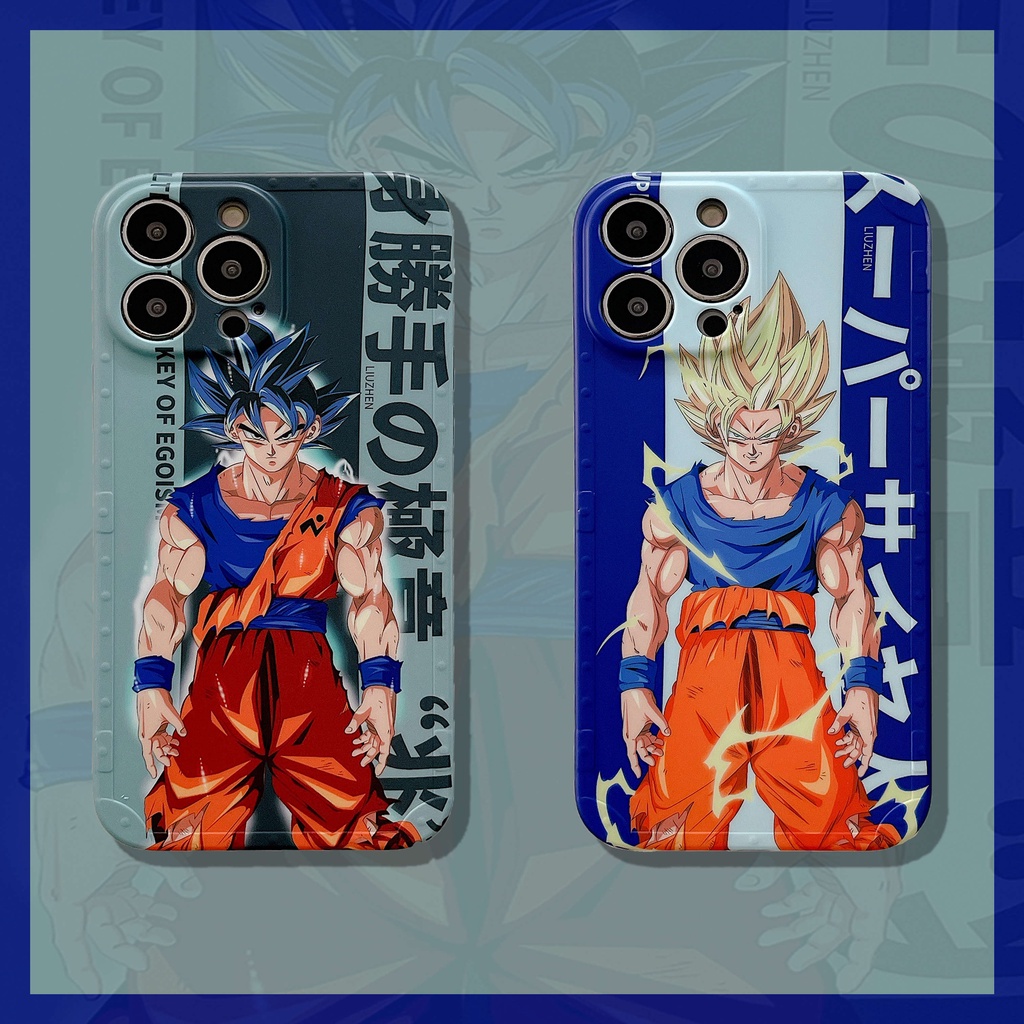 Ốp Điện Thoại Họa Tiết Dragon Ball Goku Cho iPhone13Pro iP12Pro XS iPhone11 12Promax 13Promax 11 12 13 7P