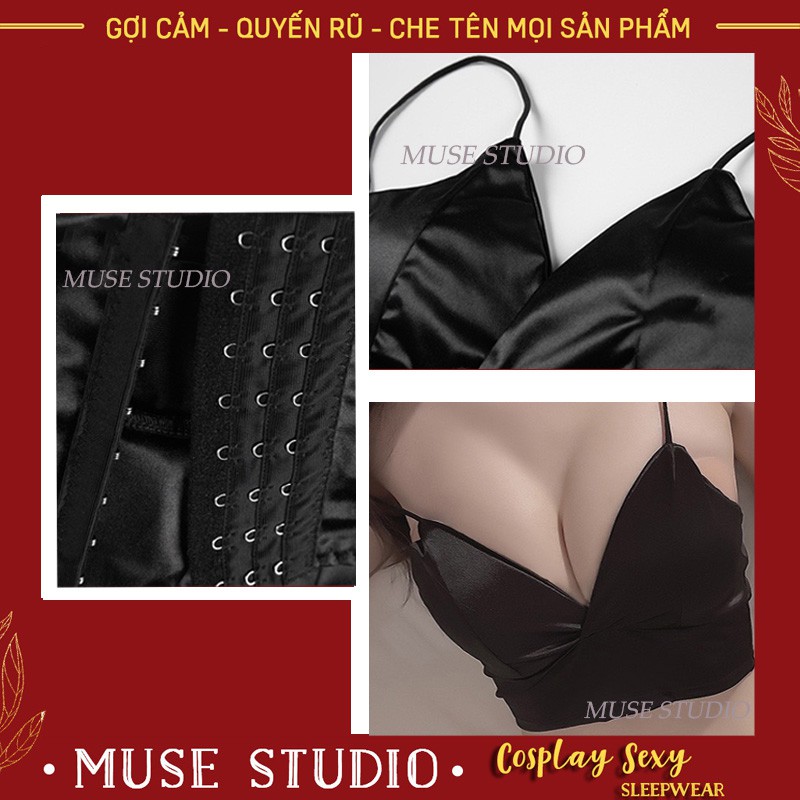 Áo Lót Sexy ✨𝑯𝑨̀𝑵𝑮 𝑪𝑨𝑶 𝑪𝑨̂́𝑷✨ Áo Lót Hai Dây Phi Bóng Gợi Cảm, Có Đệm Ngực, Vải Đẹp, Ba Nấc Tùy Chỉnh | BigBuy360 - bigbuy360.vn