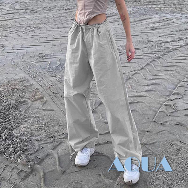 Anana Quần Dài Lưng Vừa Màu Trơn Phối Túi Thời Trang Công Sở Cho Nữ