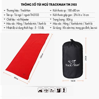 Túi ngủ trackman tm 3103 - ảnh sản phẩm 4