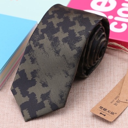 Cà vạt chú rể bản nhỏ 6cm, Calavat cao cấp, Cravat phong cách Hàn Quốc, Cavat dự tiệc CV-6375