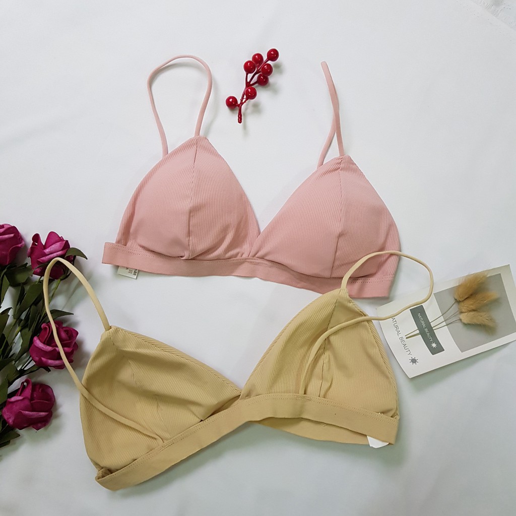 Áo ngực, áo bra 2 dây mỏng manh, trẻ trung, quyến rũ
