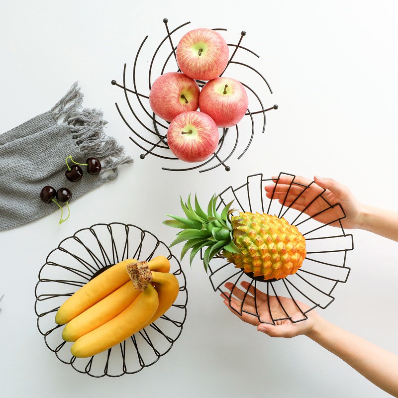 Rổ đựng trái cây bằng kim loại phong cách Bắc Âu - UniLabel