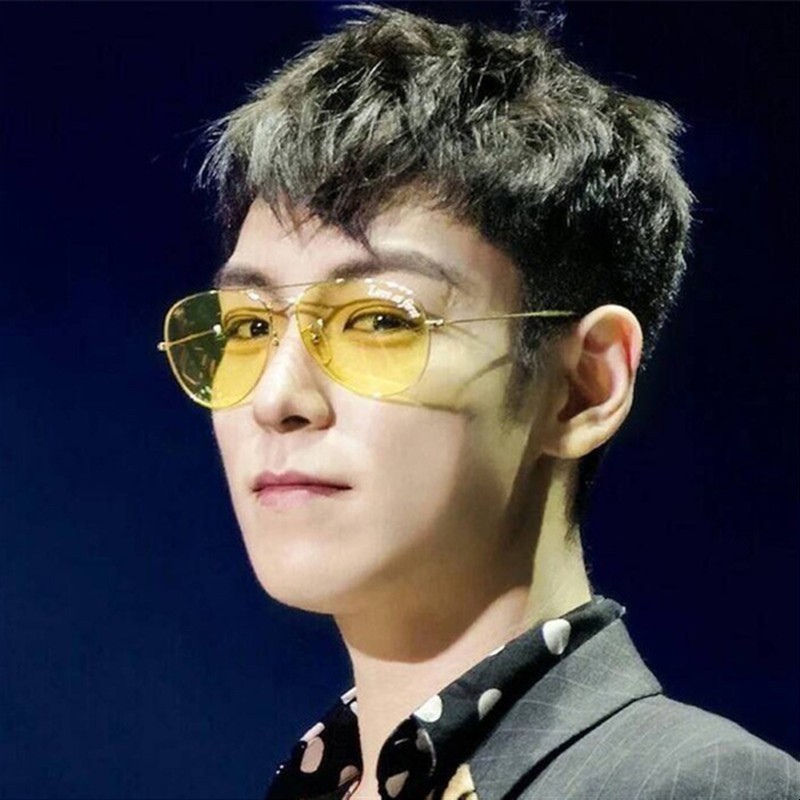 Mới Kính Mát Gọng Kim Loại Hình Oval Chống Tia Uv400 Thời Trang Cho Nam Nữ | BigBuy360 - bigbuy360.vn