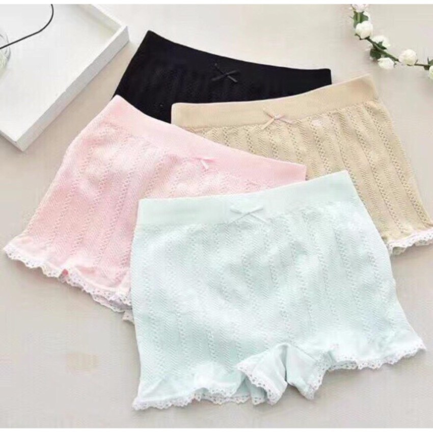 Quần mặc váy Quần đùi mặc váy chất len gân | BigBuy360 - bigbuy360.vn