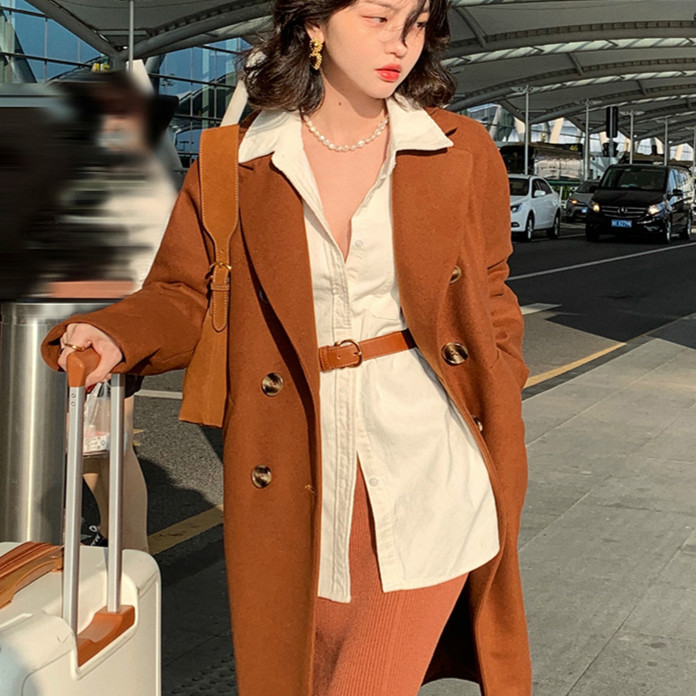 Áo Sơ Mi Tay Dài Phong Cách Retro Hàn Quốc Cho Nữ