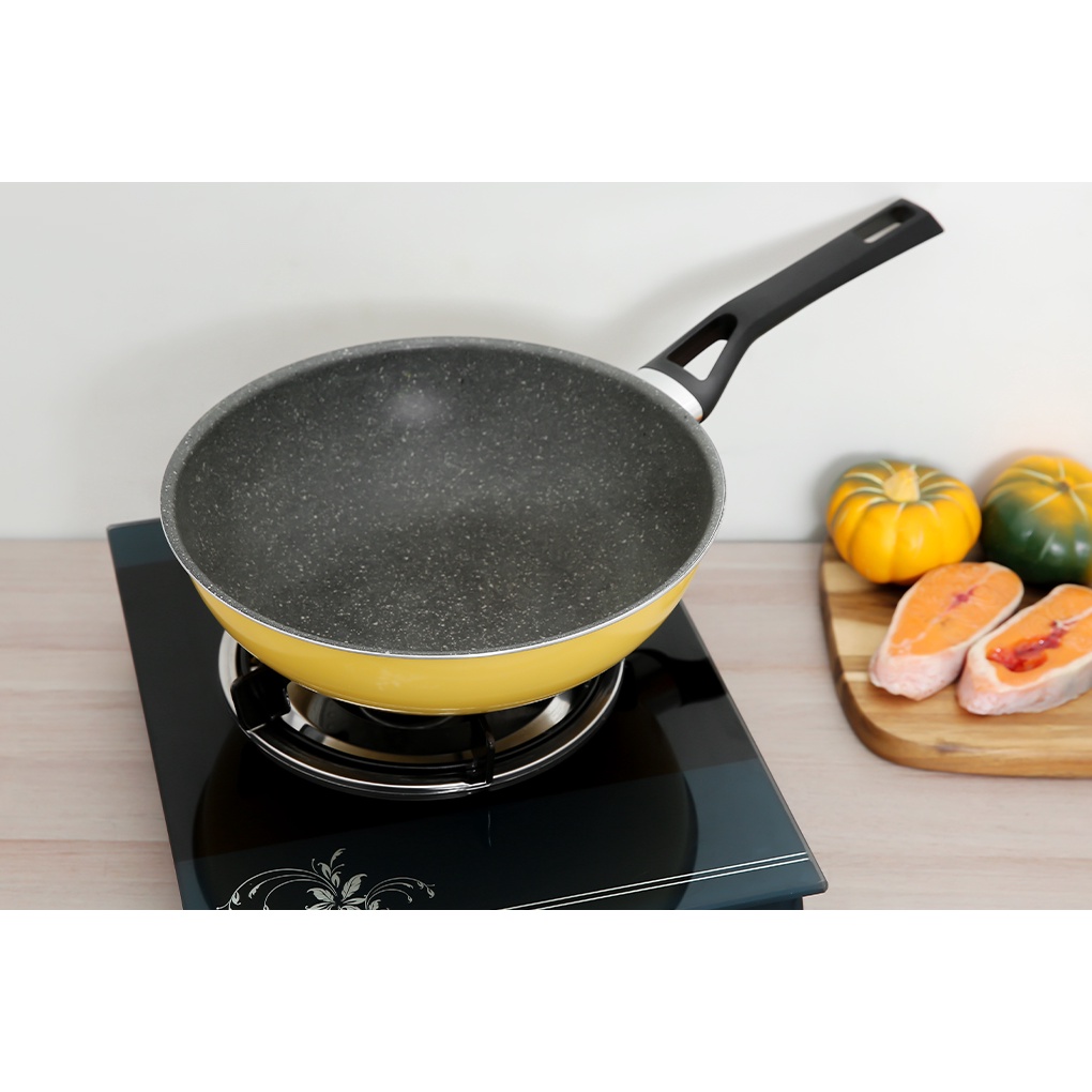 Chảo sâu đáy từ EASY COOK 26cm, tay cầm Hope nhiều màu