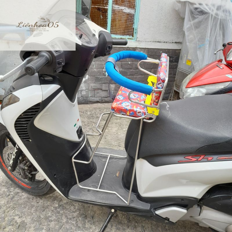 Ghế Ngồi Xe Máy Cho Bé Xe Sh, Sh FI-PS Có Vòng