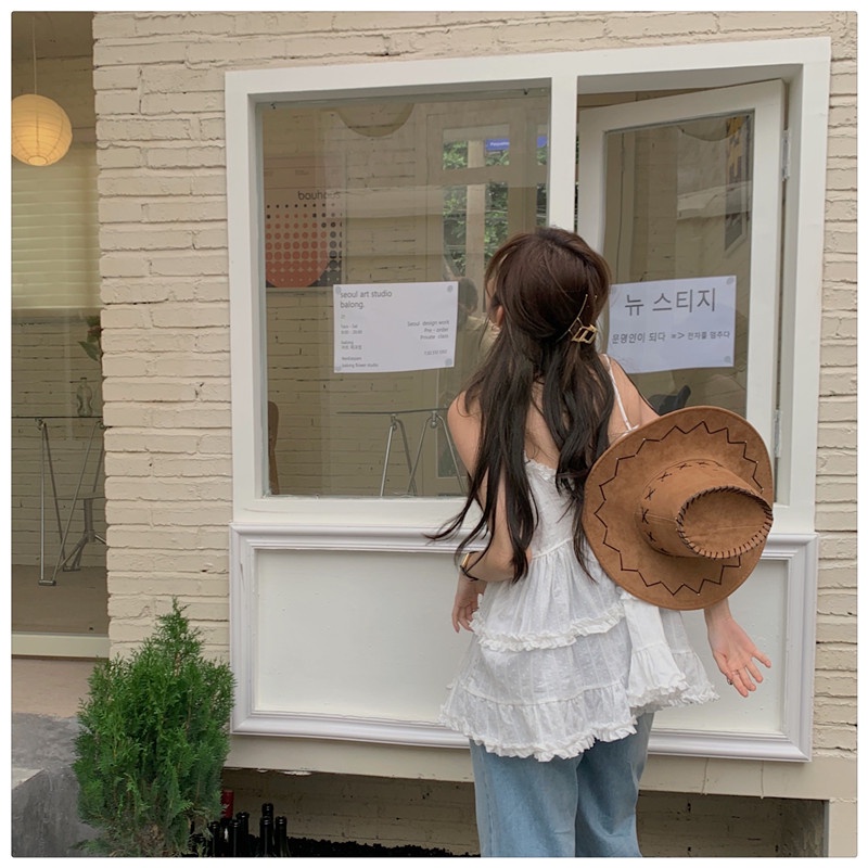 Áo Không Tay Thiết Kế Quyến Rũ Thời Trang Mùa Hè Theo Phong Cách Retro Cho Nữ