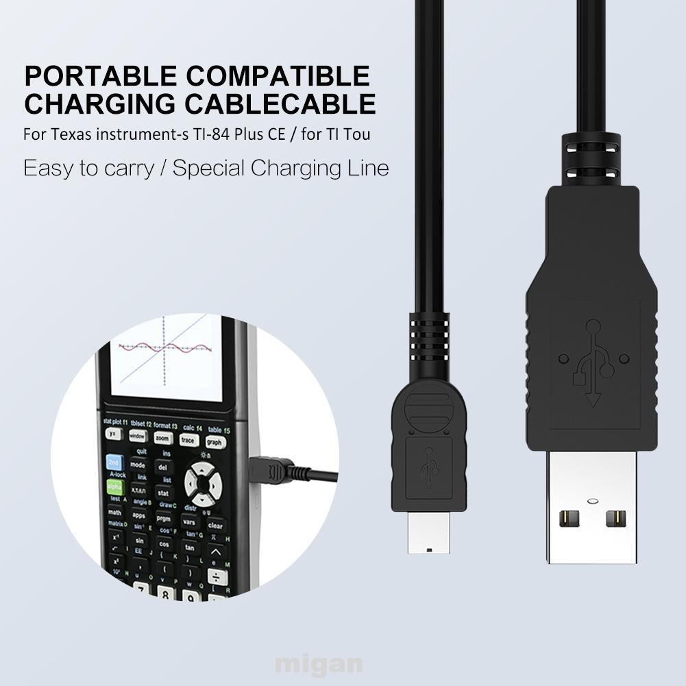 Cáp sạc USB dễ sử dụng chuyên dùng cho máy tính đồ thị Texas Instruments