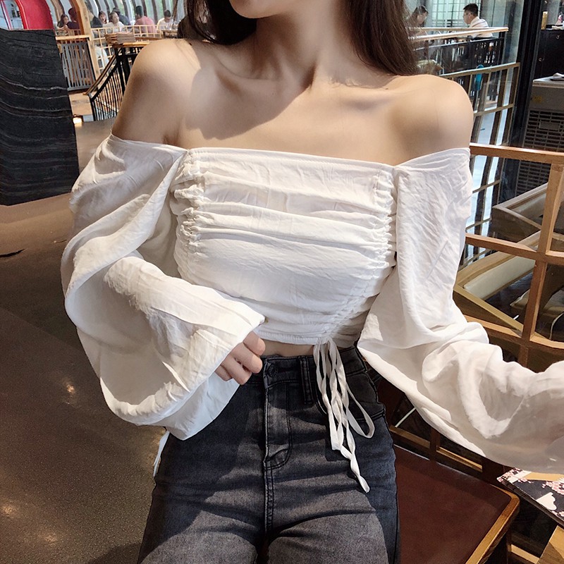 Áo sơ mi nữ tay dài Emilyshop ulzzang