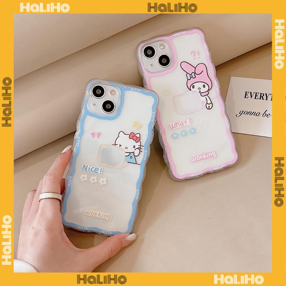 iPhone Case Silicone Soft Case Clear Case Wave Airbag Shockproof Camera Cover Protection Cartoon Cute Compatible For iPhone 11 iPhone 13 Pro Max iPhone 12 Pro Max iPhone 7 Plus xr