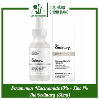 Serum mụn  Niacinamide 10% + Zinc 1% The Ordinary (30ml)