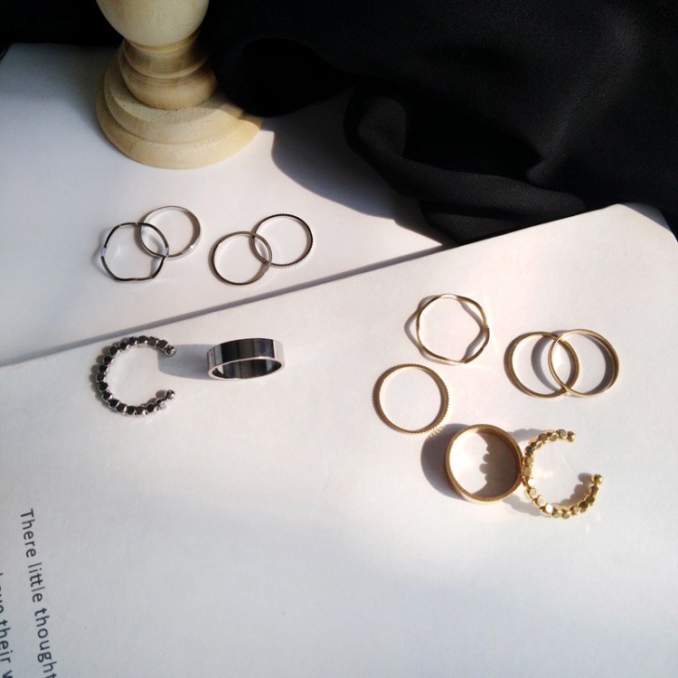 Set 6 nhẫn tay thời trang cá tính C50