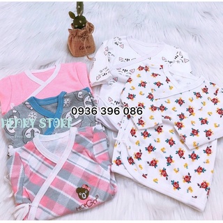 Áo sơ sinh cho bé buộc dây thương hiệu Hotga nhiều mẫu lựa chọn