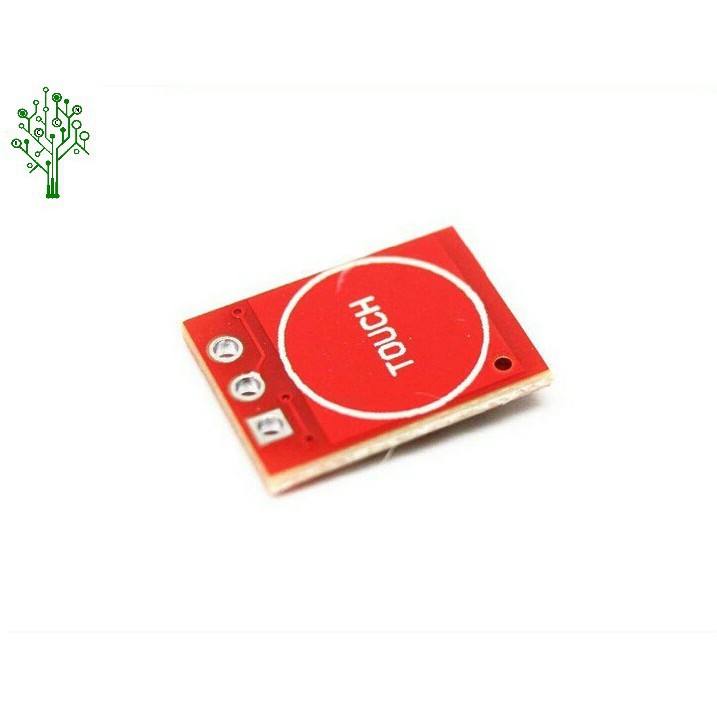 Module nút cảm biến chạm TTP223 đỏ - Touch sensor cảm ứng điện dung