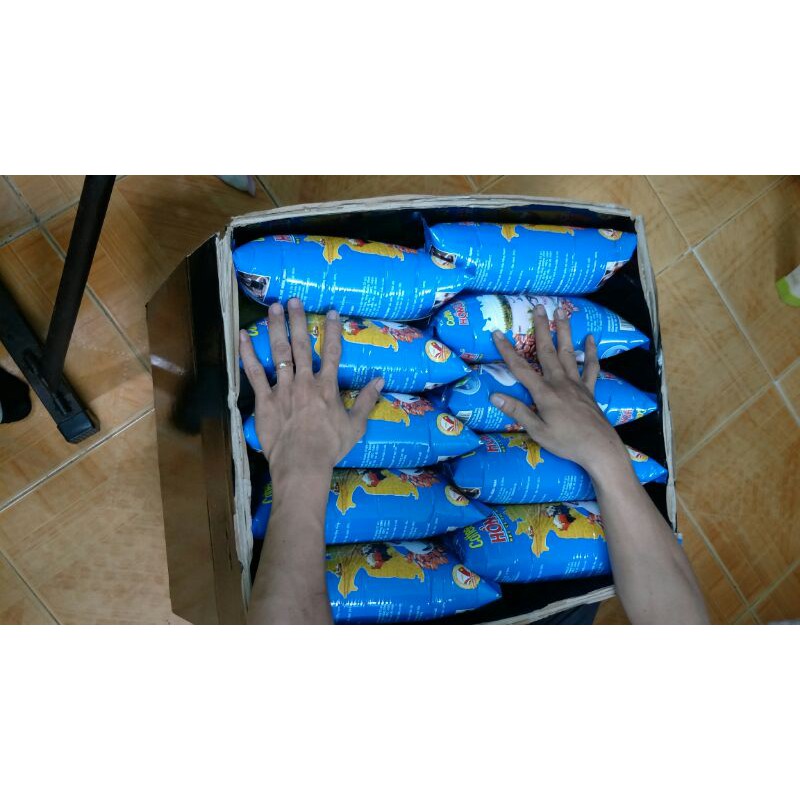 1kg cà phê Hồng Hạnh bao bì màu xanh