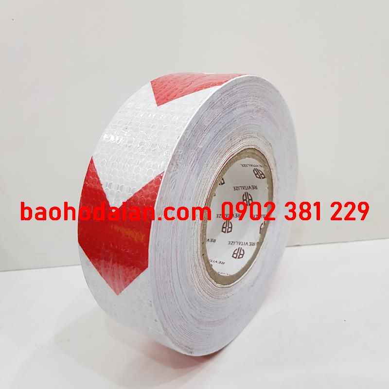 Băng keo phản quang mũi tên lớn chuyên dụng 5cm x 45m