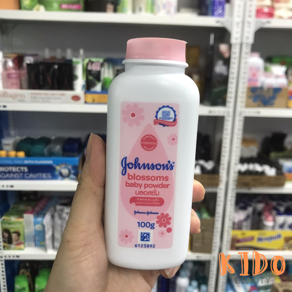 Phấn Thơm Hương Hoa Johnson's Blossoms Baby Powder 100g / 180g / 380g - Phấn rôm cho bé Johnson Baby