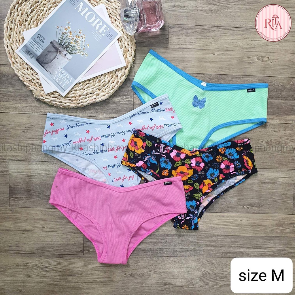 (SIZE M 97-105 CM) (CƠ BẢN 1 2 3) Quần lót Victoria Secret chính hãng, săn sale giá rẻ