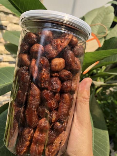 Me lào muối tôm lon 500g
