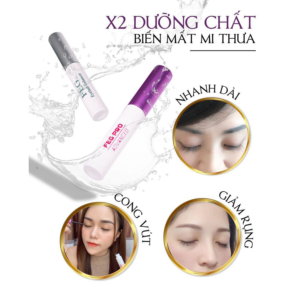 [100% CHUẨN AUTH] Dưỡng Mi FEG Eyelash Enhancer_ Combo Dài Dày Khỏe Ngăn Gãy Rụng