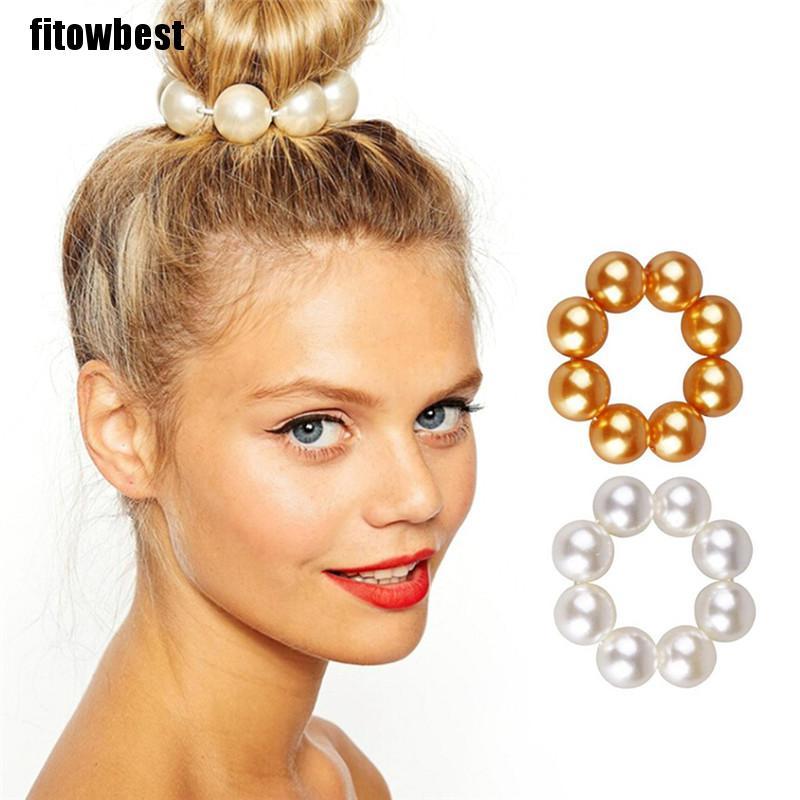 Dây buộc tóc đính đá kiểu dáng thời trang cho nữ