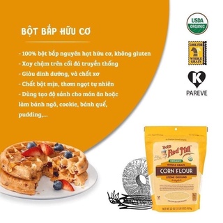 Bột bắp hữu cơ Bob Red Mill 624g