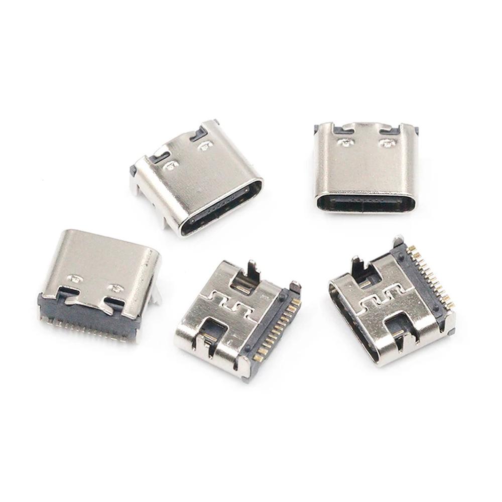 Đầu Nối Cổng Sạc Micro Usb Loại C 16pin Tiện Dụng Cho Điện Thoại