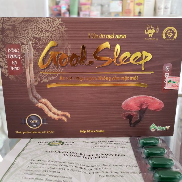 Viên ăn ngủ ngon Good Sleep - Goodsleep PENTYMAX hộp 50 viên bổ sung vitamin, tăng cường sức đề kháng