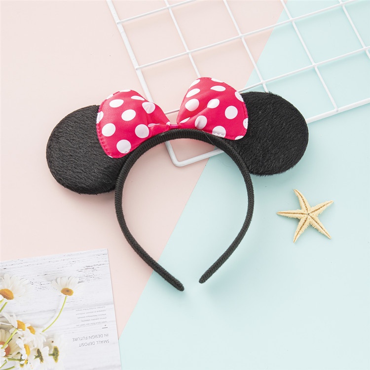 Kẹp tóc hình chuột Mickey xinh xắn cho bé gái