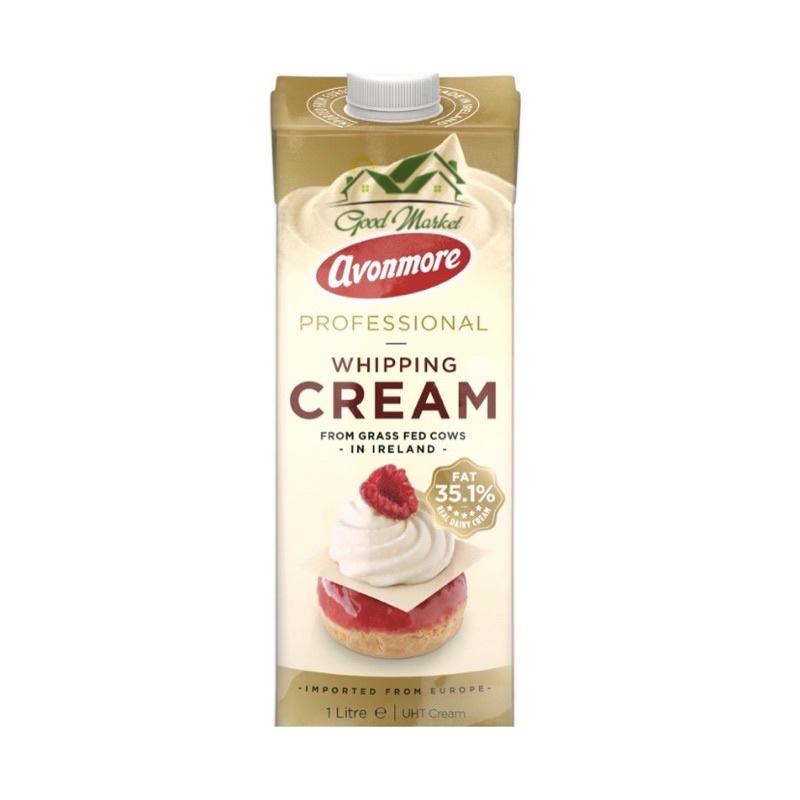 KEM TƯƠI WHIPPING CREAM AVONMORE 1L