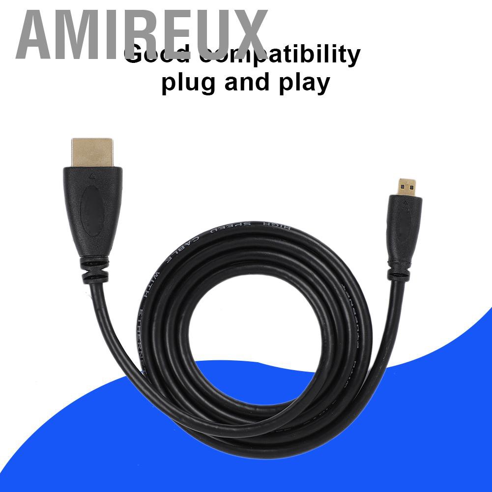 Cáp Chuyển Đổi Amirex Micro Sang Hdmi 1440p / 1080p / 1080i / 720p / 480p Cho Raspberry Pi 4b