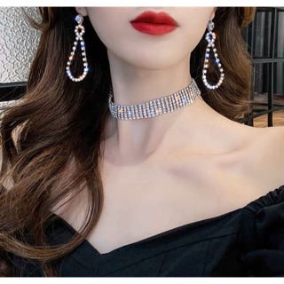Chocker vòng cổ đính đá VTT767676