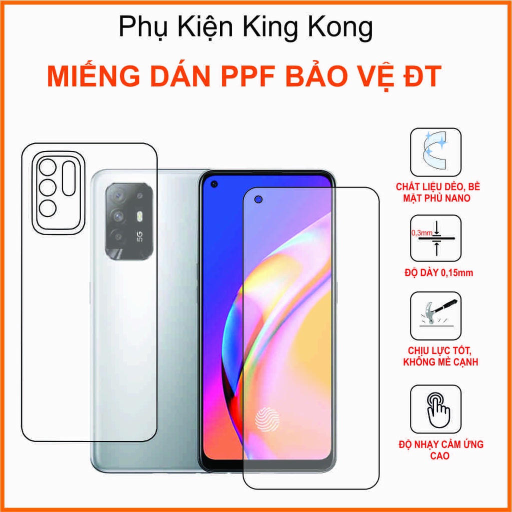 Dán Ppf Oppo A94  / A94 5G Full màn chống bám vân tay