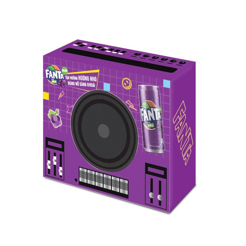 [Gro gift] Loa Carton khuếch đại âm thanh Fanta Nho