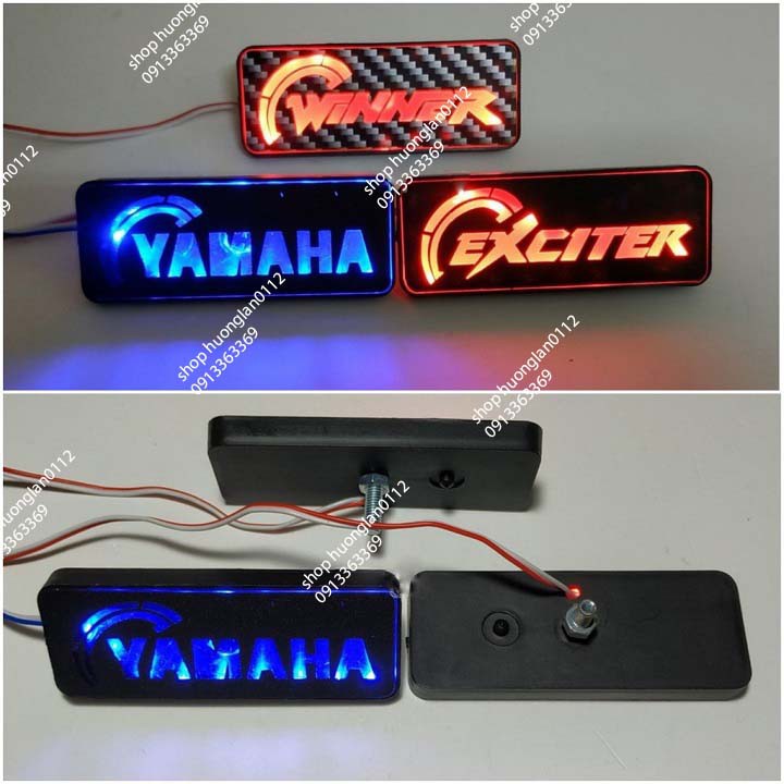 Đèn Led Logo tên xe máy Winner Exciter ...