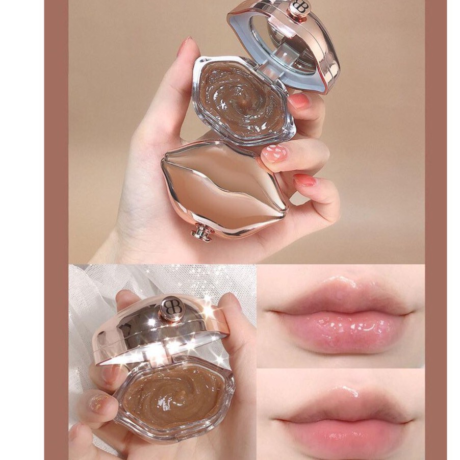 MẶT NẠ NGỦ MÔI ĐƯỜNG NÂU LÀM HỒNG MÔI TẨY TẾ BÀO CHẾT BYBY