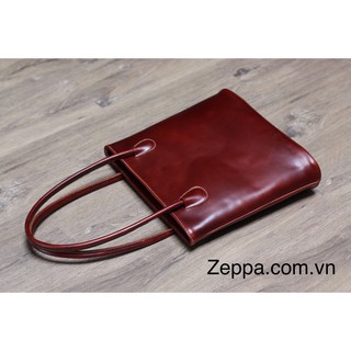 ZEPPA - TÚI ĐEO VAI NỮ MÀU NÂU ĐỎ - Da bò thật 100%