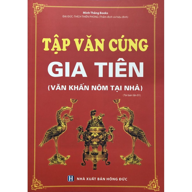 Sách Tập văn cúng gia tiên (tái bản 01)
