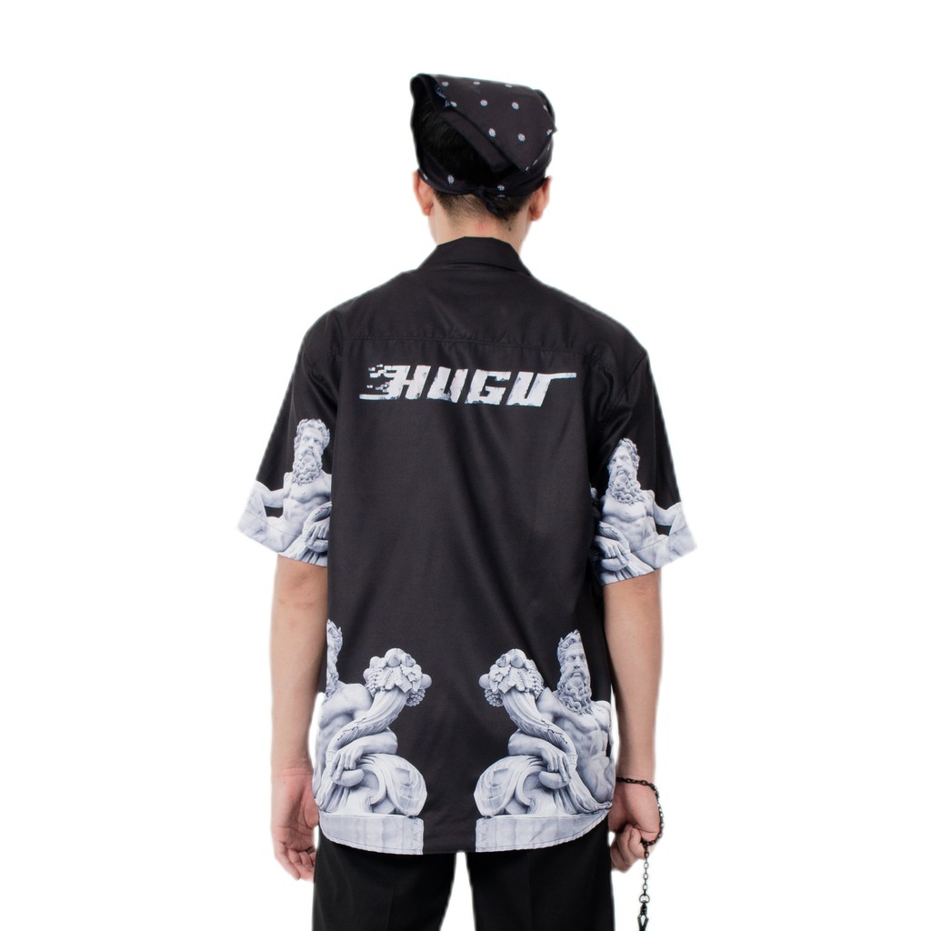 ÁO SƠ MI THE MEN MÀU ĐEN | BigBuy360 - bigbuy360.vn