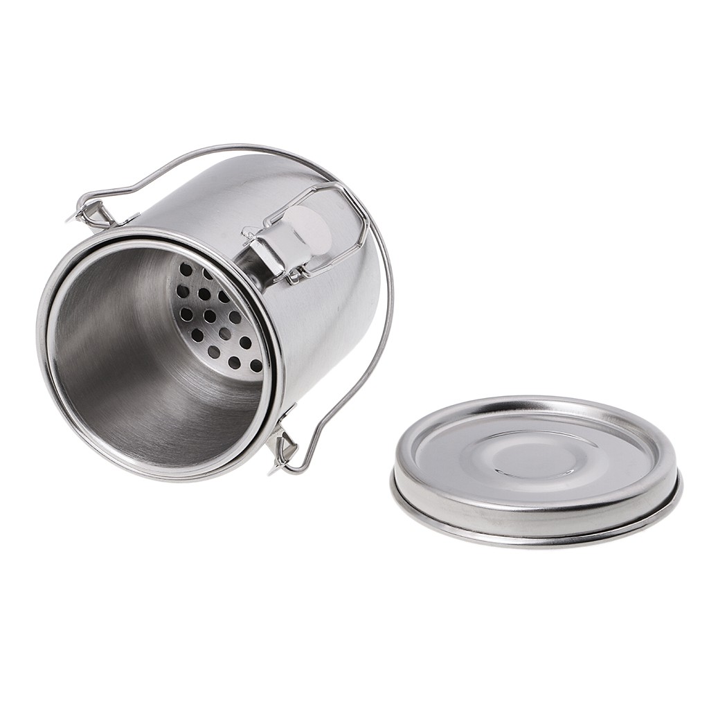Xô Rửa Cọ Vẽ Thép Inox Không Rỉ X22 Chất lượng Cao Rửa Cọ Sơn Dầu, Acrylic