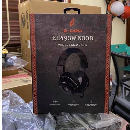 TAI NGHE E-Dra EH493W Wireless KHÔNG DÂY CÔNG NGHỆ SÓNG 2.4 Ghz