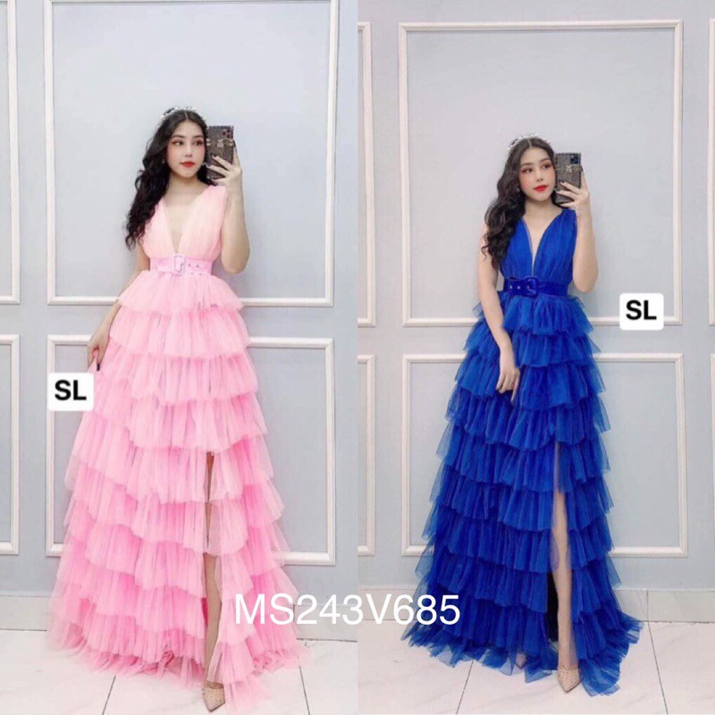 [Mã FATHANG5 giảm 10K đơn 50K] KÈM ẢNH/VIDEO THẬT - ĐẦM MAXI XẾP TẦNG CAO CẤP KÈM NỊT EO SANG TRỌNG - MS243V | BigBuy360 - bigbuy360.vn