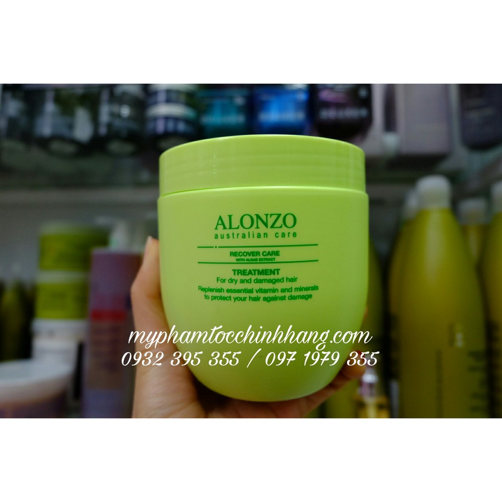 KEM HẤP PHỤC HỒI TÓC KHÔ VÀ HƯ TỔN ALONZO RECOVER CARE 500ml | BigBuy360 - bigbuy360.vn