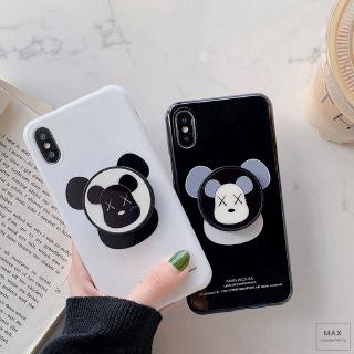 Simple cartoon cute case  for IPhone 7 8plus IPhone X XR Xmax soft shell phone protection