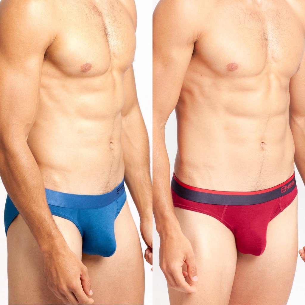 Combo 2 quần lót nam Hunk anatomic brief gỗ tre Úc